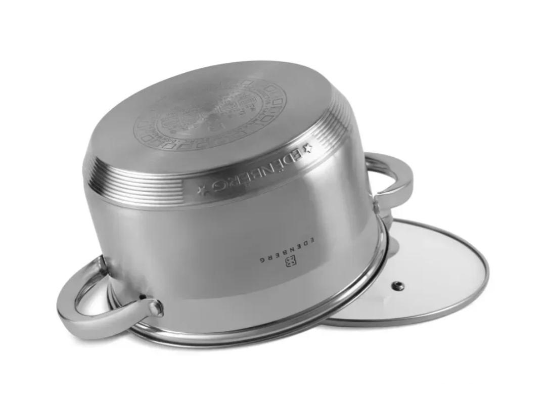 Набір каструль Edenberg EB-3731 з нержавіючої сталі 12 предметів (EB-3731) - фото 3 Набір каструль Edenberg EB-3731 з нержавіючої сталі 12 предметів (EB-3731) - фото 3