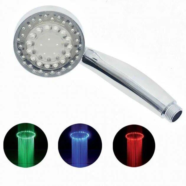 Насадка-лійка Shower Light для душу з LED підсвічуванням - фото 6