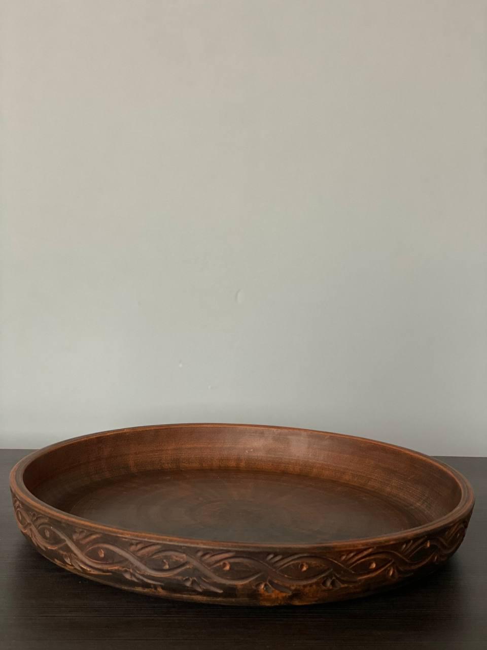 Форма для запекания глиняная 34 см Форма для запекания глиняная 34 см