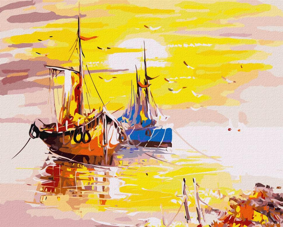 Картина за номерами Ideyka Мандрівка на світанку KHO2762 40x50 см (RLT24260)