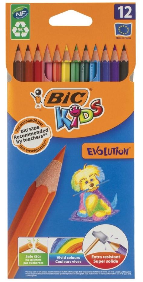 Карандаши цветные BIC Kids Evolution 12 шт. (2702847289)