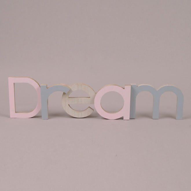 Надпись деревянная Flora DREAM (24683)