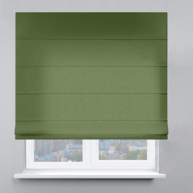 Римська штора велюр 130х170 см Зелений