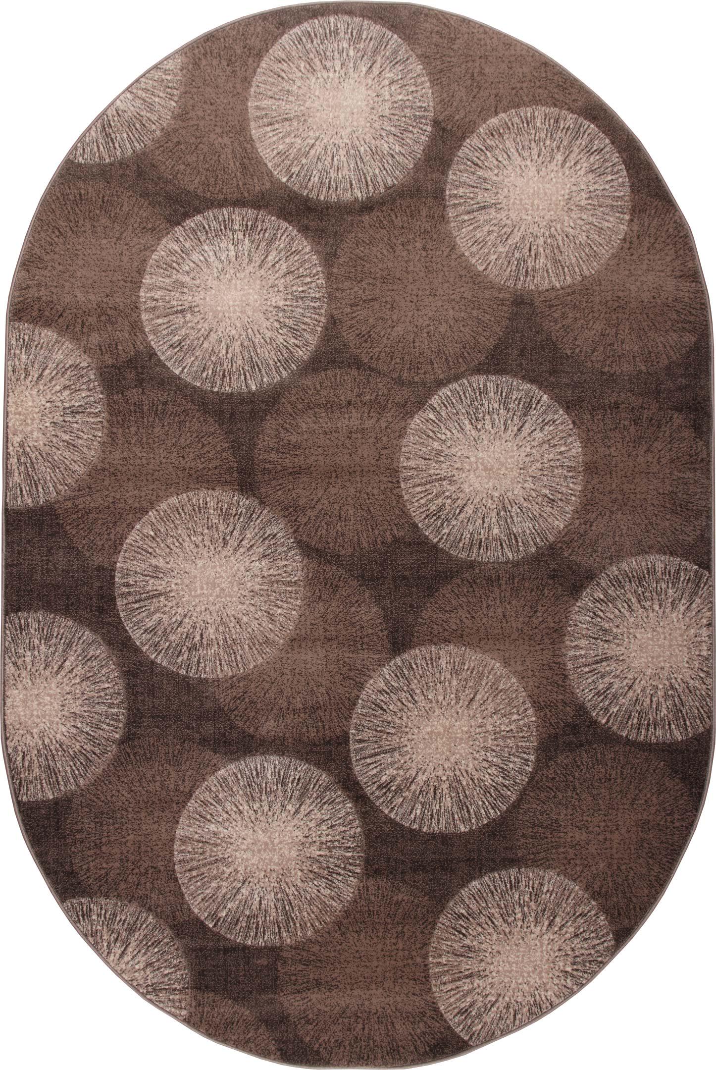 Ковер Karat Sonata 22010/130 1,2x1,7 м овальный Коричневый (00-00007509)