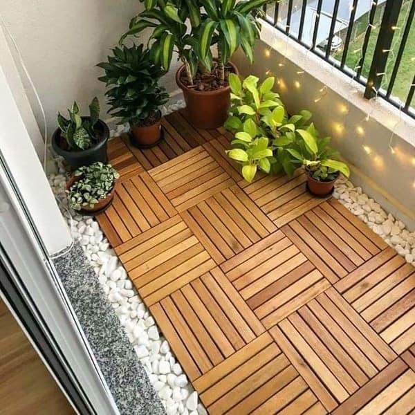 Паркет-трапик садовый HomeDeco декинг Акация (WS955)