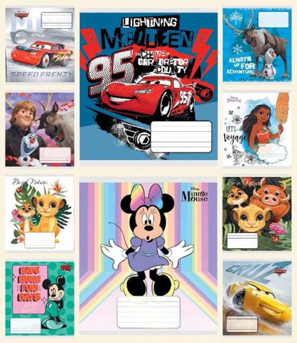 Тетрадь Тетрада Disney 12 листов 25 шт. (MTA-TE13096)