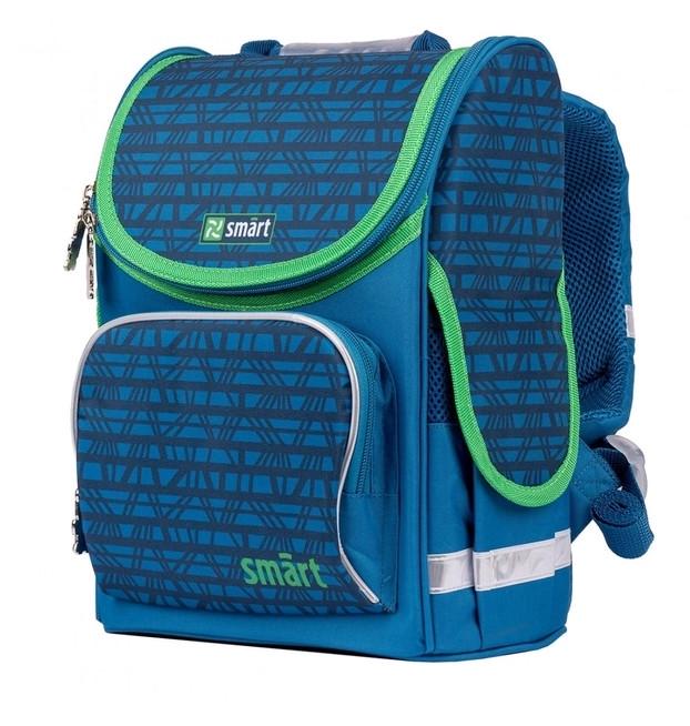 Рюкзак шкільний каркасний SMART 556343 Megapolis Синій (4823091913006) - фото 2 Рюкзак шкільний каркасний SMART 556343 Megapolis Синій (4823091913006) - фото 2
