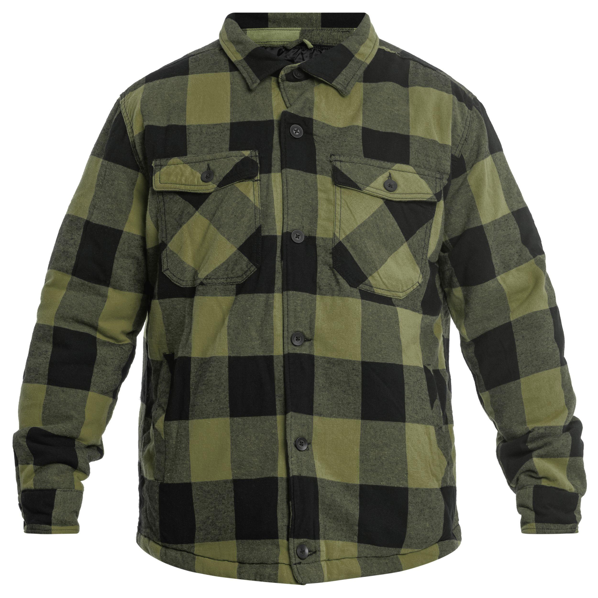 Куртка Brandit Lumber Jacket XL Black/Olive (9478/184XL) - фото 1