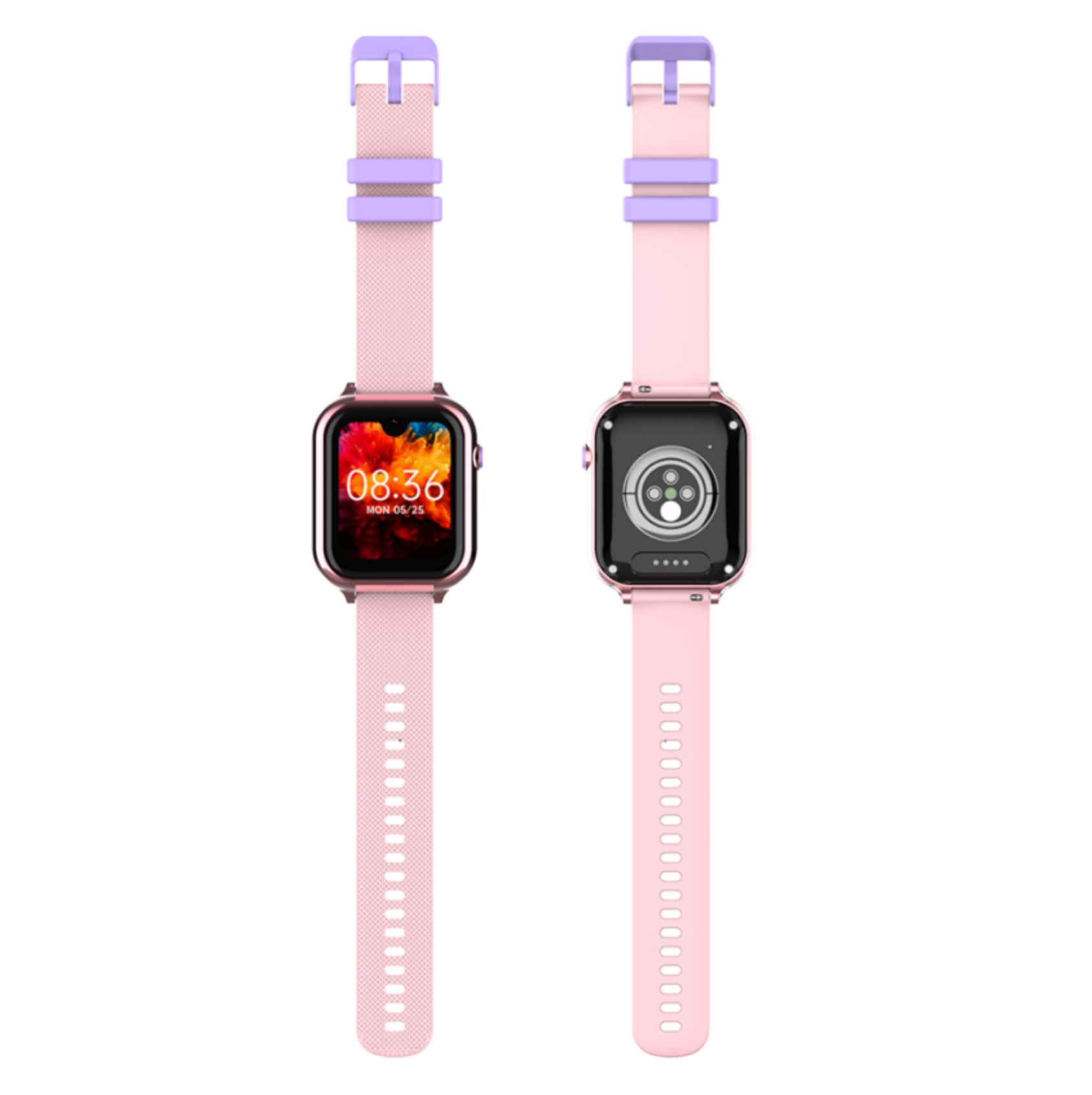 Смарт-годинник з GPS для дітей Wonlex KT38 AMOLED 16GB Pink — фото 4