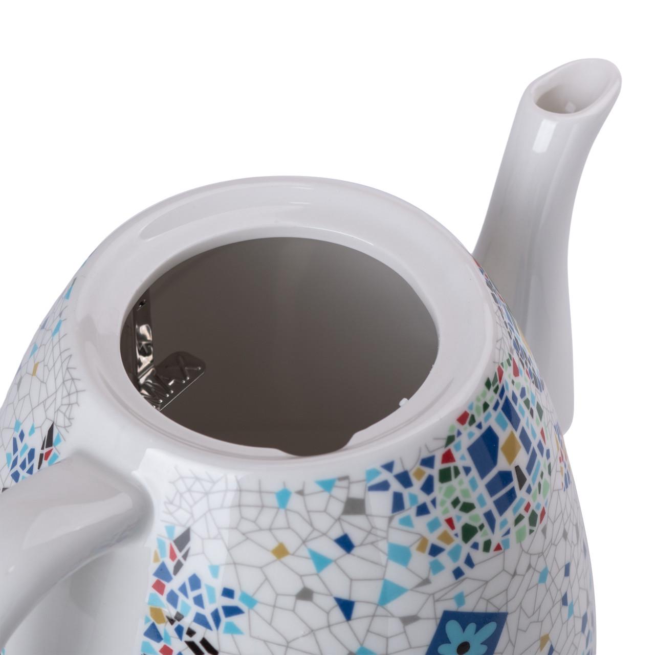 Електрочайник керамічний Sokany SK-09008 безшумний 1,5 л 1000 Вт Білий (2355584681) - фото 8 Електрочайник керамічний Sokany SK-09008 безшумний 1,5 л 1000 Вт Білий (2355584681) - фото 8