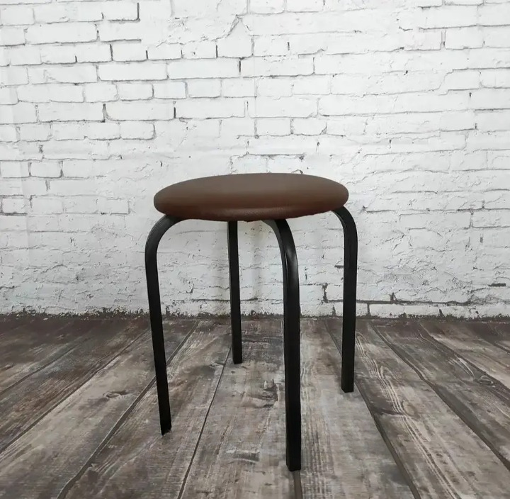 Табурет кухонний Стандарт 30х45 см Коричневий/Чорний (28373801)