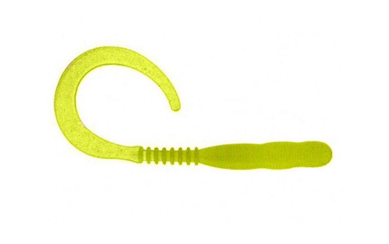 Силиконовый твистер Reins Curly Curly №015 съедобный 4" 15 шт. Chart pearl (6323)