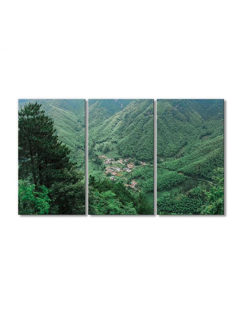 Картина модульная Пейзаж с зелеными холмами 3 модуля 90x135 см (135115Pejzazh0010)