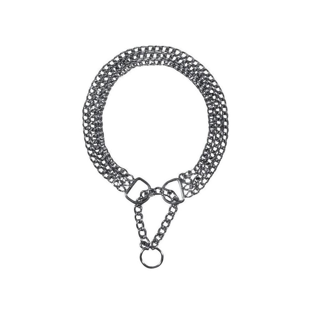 Ошейник Trixie тройной хромированный 65 см/2,5 мм (2268)