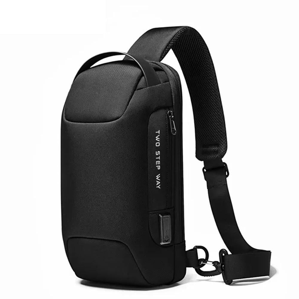 Рюкзак однолямочный Bange BGS22085 9,7'' с USB/Micro USB Черный (11291877) Рюкзак однолямочный Bange BGS22085 9,7'' с USB/Micro USB Черный (11291877)