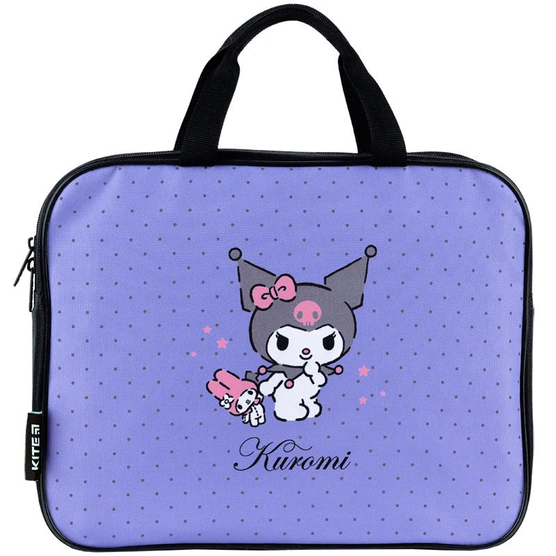 Сумка шкільна KITE Kuromi 1 відділення A4 текстильна (HK24-589)