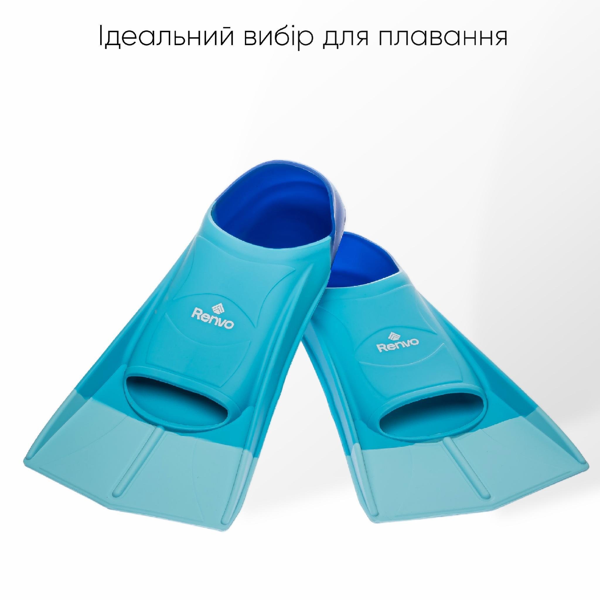 Ласты короткие для тренировки в бассейне Renvo Frio с закрытой пяткой р. 24-26 Разноцветный (SF100-06 24-26) - фото 2 Ласты короткие для тренировки в бассейне Renvo Frio с закрытой пяткой р. 24-26 Разноцветный (SF100-06 24-26) - фото 2