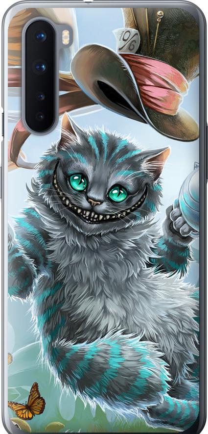 Чехол на OnePlus Nord Чеширский кот 2 (3993u-2046-42517)