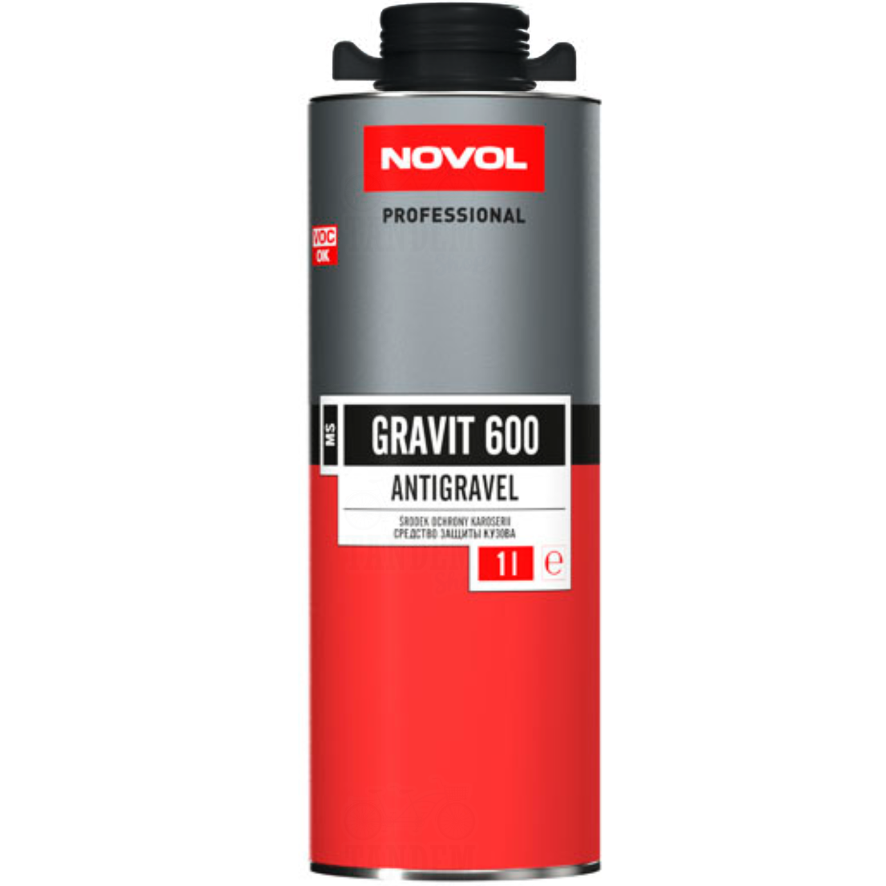 Средство защиты кузова NOVOL Gravit 600 MS 1 л Черный