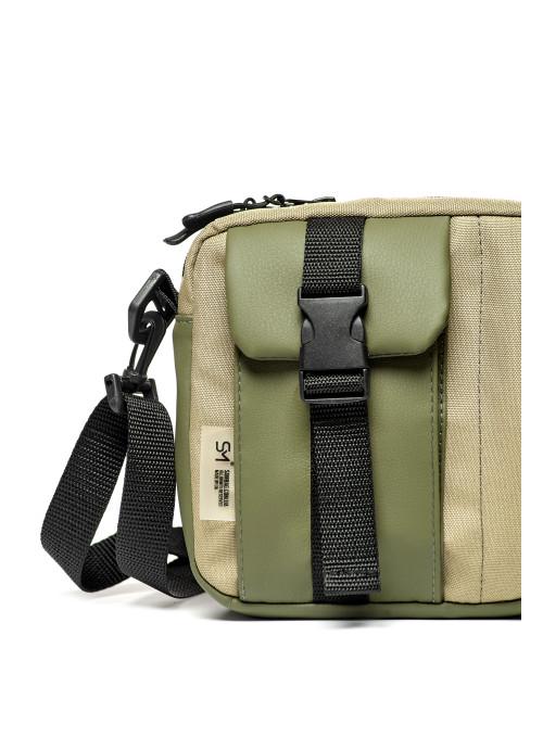 Чоловіча сумка-месенджер Sambag тканинна через плече Хакі (902017617) - фото 8 Чоловіча сумка-месенджер Sambag тканинна через плече Хакі (902017617) - фото 8