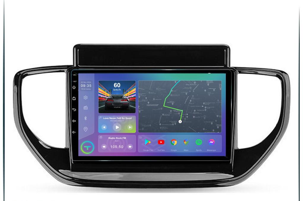 Автомагнитола штатная Torssen F96128 для Hyundai Accent/Verna 2021- г. 4G/Carplay/DSP 6/128 GB 9" (202270536)