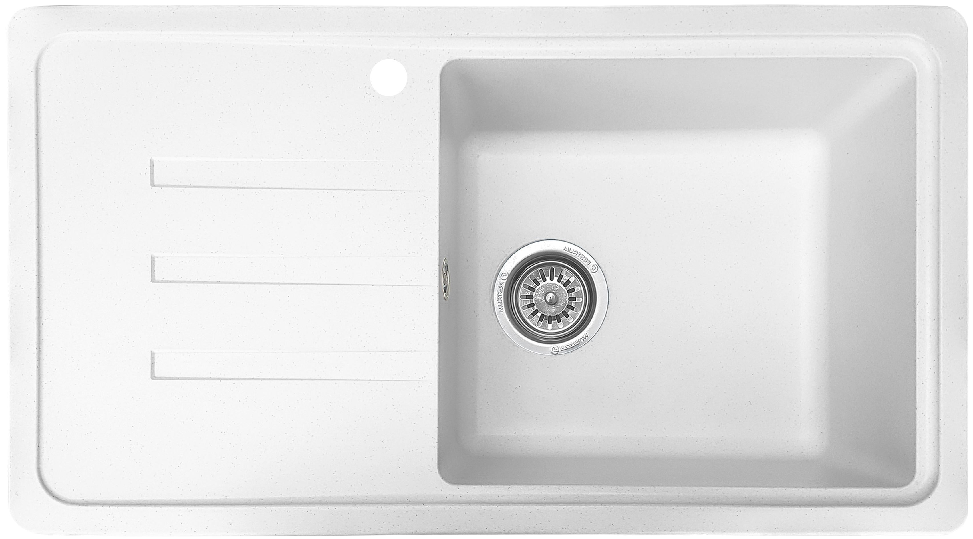 Мойка кухонная Valetti 36L 780x435 мм Белый