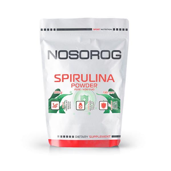Спирулина Nosorog Nutrition Spirulina powder 200 г Спирулина Nosorog Nutrition Spirulina powder 200 г