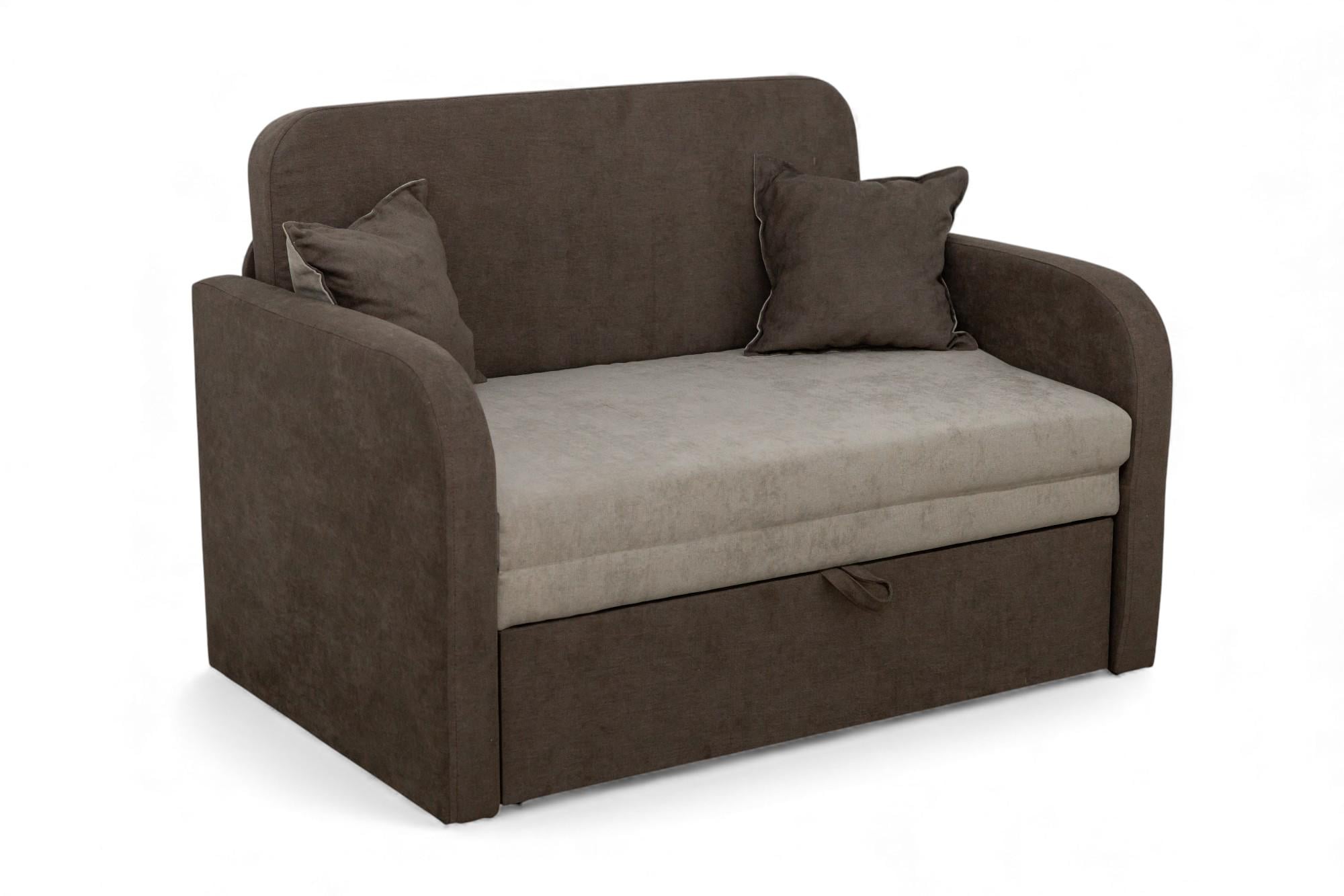 Диван-малютка Карлсон 110 110х195 см Коричневый/Бежевый (29903160)