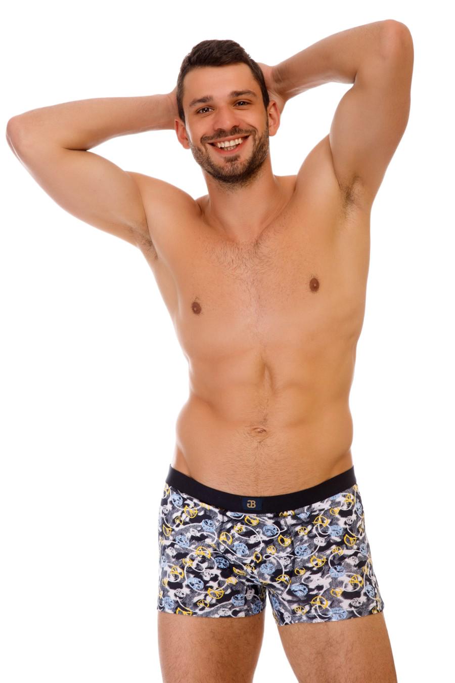 Трусы боксеры Gasoline Blu р. 54/2XL Синий (70838)