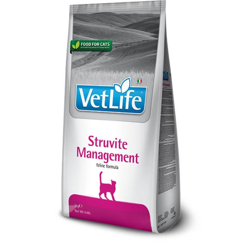 Корм сухой лечебный Farmina Vet Life Management Struvite диетический для лечения и профилактики рецидивов струвитных уролитов 400 г