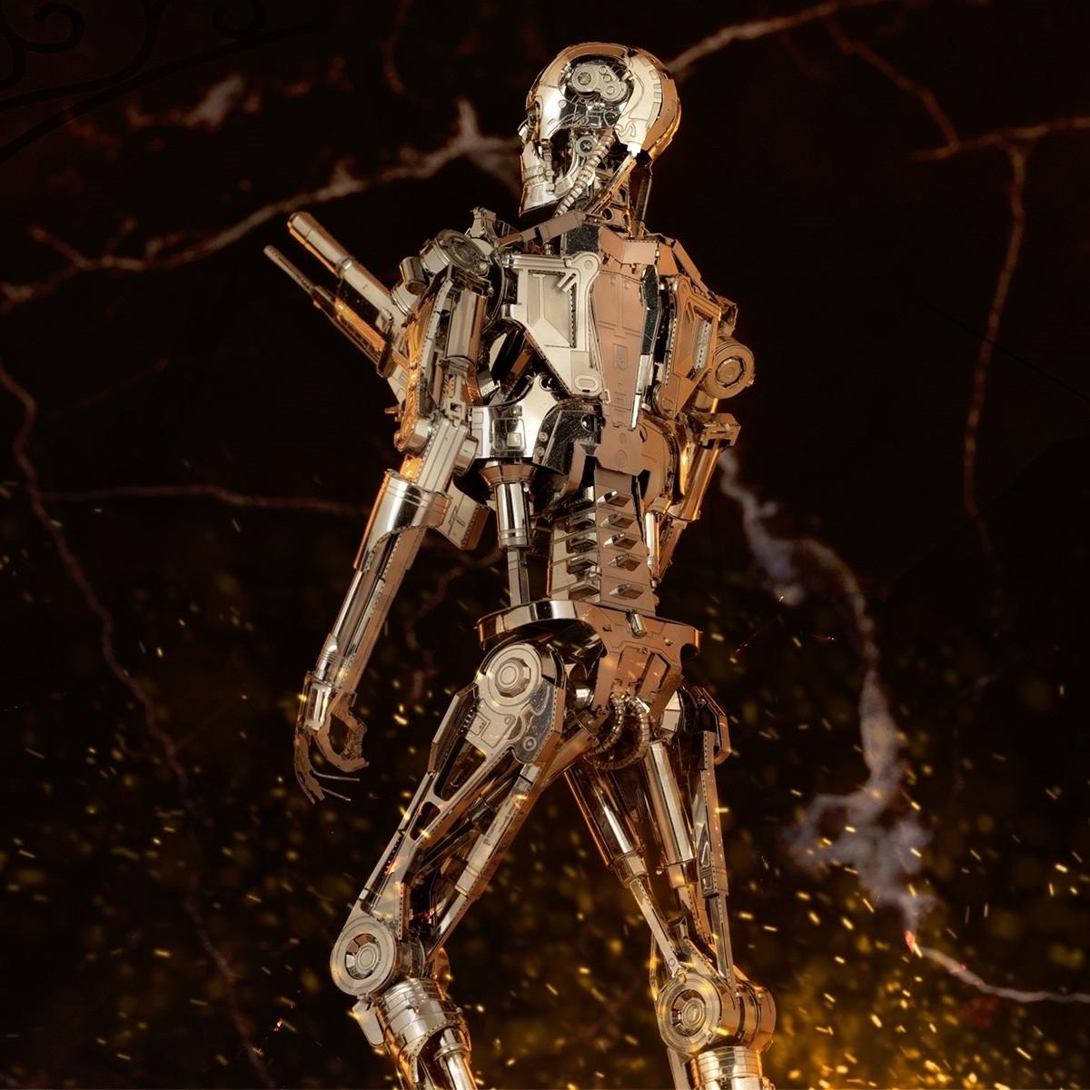 Конструктор металевий 3D Metal Earth Iconx The Terminator T-800 Endoskeleton ICX141 (76942840) - фото 4