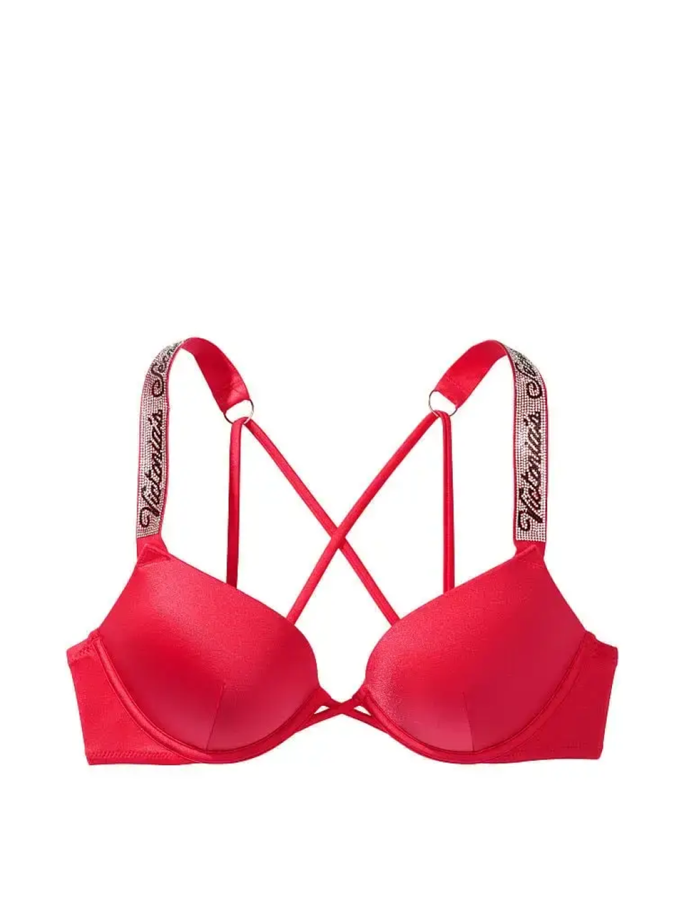 Купальний ліф Victoria's Secret Shine Strap BOMBSHELL 80E Кораловий (2128908367)