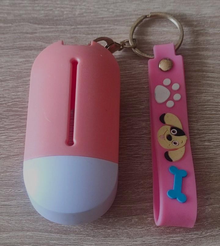 Диспенсер контейнер для пакетів для собак Рожевий - фото 2