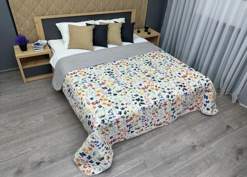 Покривало двостороннє Decorator Bloomy 240х215 см Різнобарвний (85-178 5) - фото 6 Покривало двостороннє Decorator Bloomy 240х215 см Різнобарвний (85-178 5) - фото 6