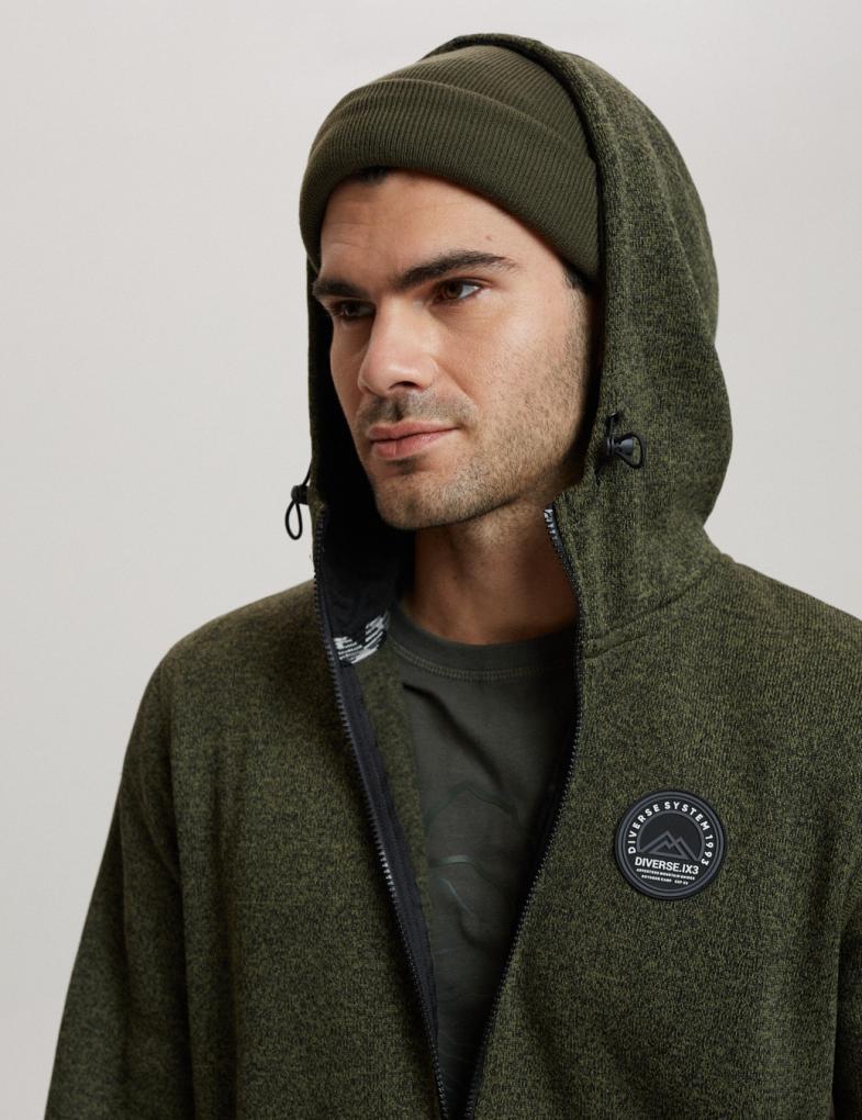 Толстовка чоловіча Diverse METATHRON L Зелений меланж (5902598795557) - фото 3