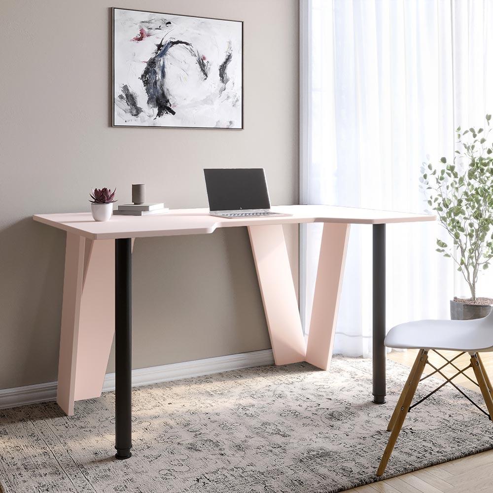 Комп'ютерний стіл Lion Квест Рожевий (Lion-041177) - фото 1 Комп'ютерний стіл Lion Квест Рожевий (Lion-041177) - фото 1