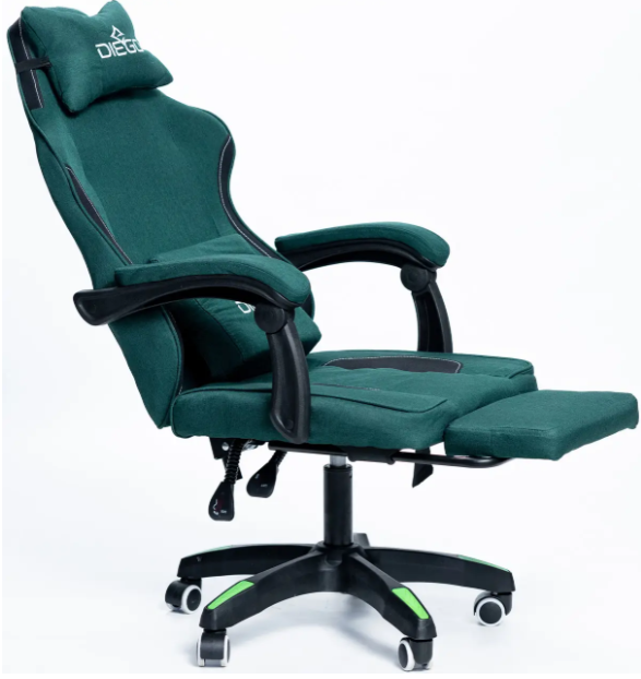 Кресло геймерское DIEGO Soft Green