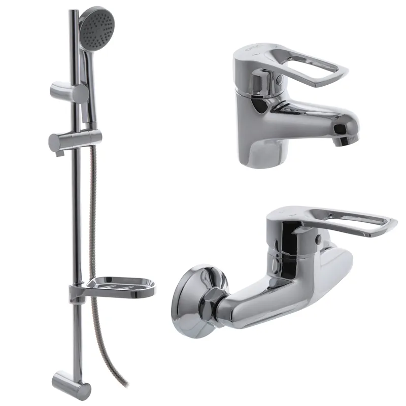 Комплект змішувачів для ванної Cron HANSBERG SET-2 (CR0843)