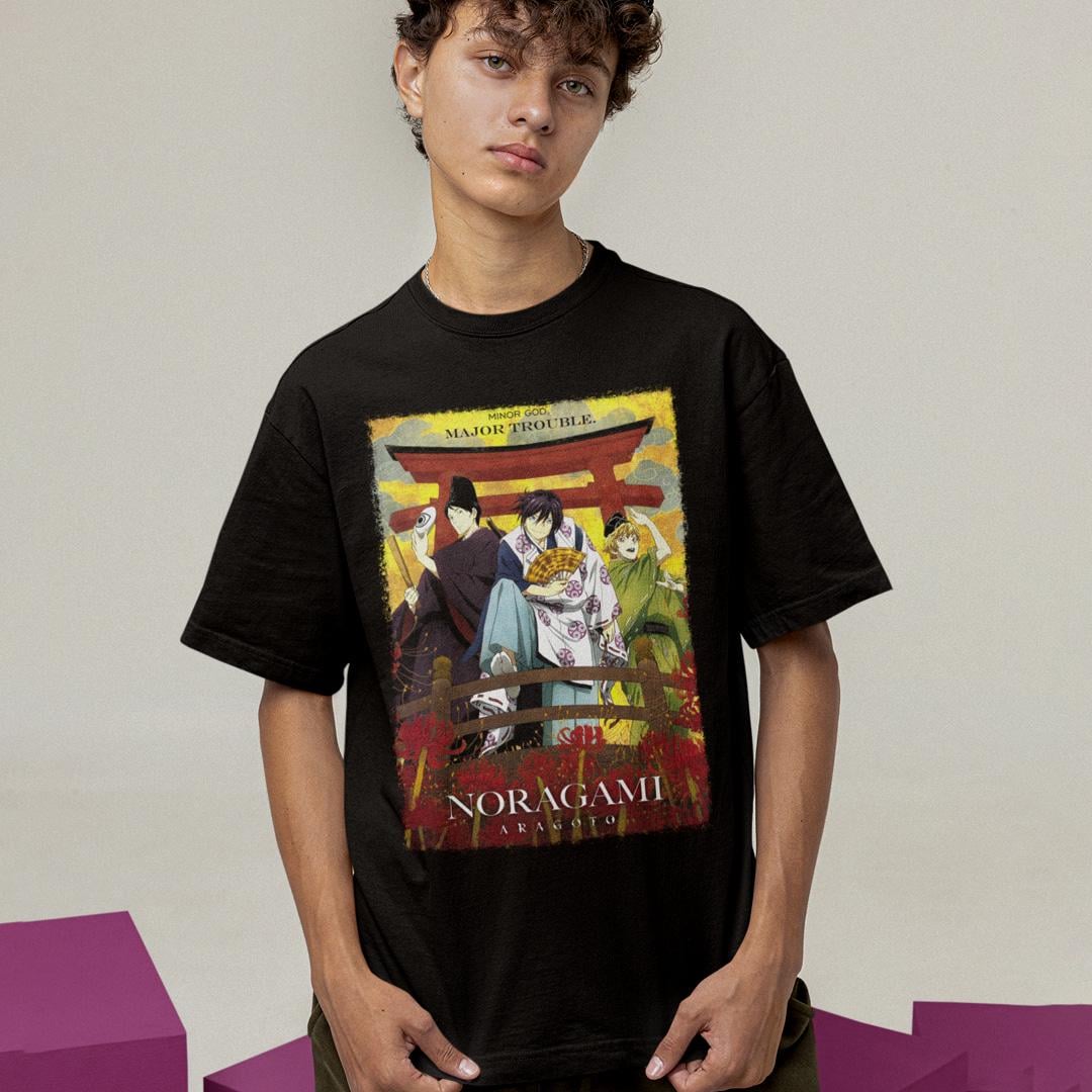 Футболка унисекс Noragami Minor God Major Trouble 2XL Черный (0000013175)