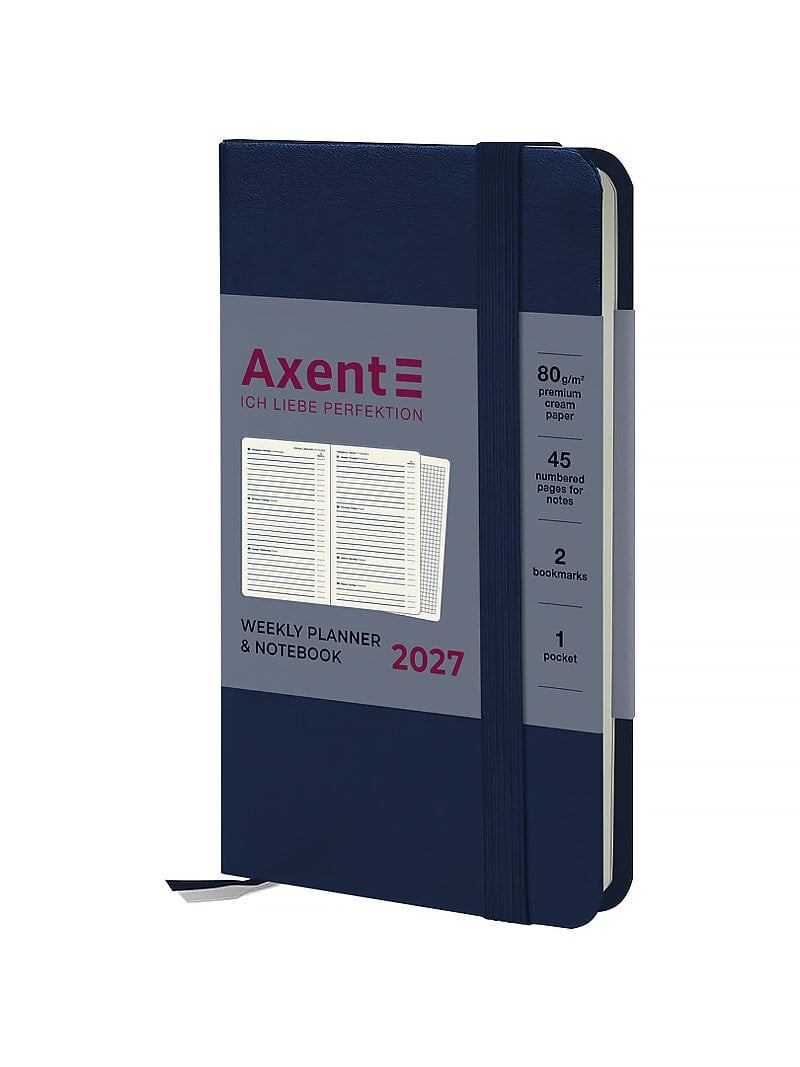 Щотижневик Axent 2027 Pocket Strong 90x150 мм Синій (8508-27-02-A) Щотижневик Axent 2027 Pocket Strong 90x150 мм Синій (8508-27-02-A)