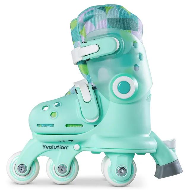 Роликовые коньки детские Yvolution Twista YC01T4 г. 30-34 Салатовый (29924904) - фото 2