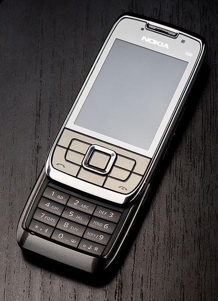 Мобильный телефон Nokia E66 Black Slider