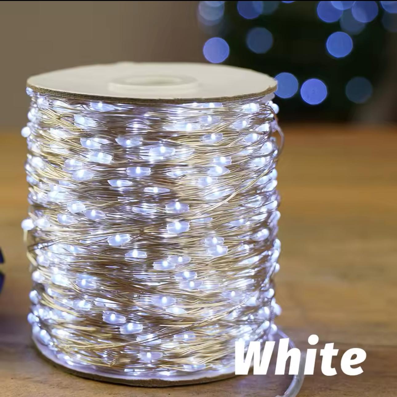 Гірлянда LED Роса Холодне світло на срібному дроті 50 м - фото 2 Гірлянда LED Роса Холодне світло на срібному дроті 50 м - фото 2