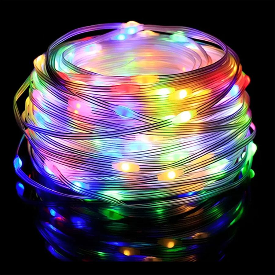 Гірлянда вулична світлодіодна вологозахищена в силіконі HOROZ ELECTRIC FAIRY-10 RGB (080-003-0010-010) - фото 1 Гірлянда вулична світлодіодна вологозахищена в силіконі HOROZ ELECTRIC FAIRY-10 RGB (080-003-0010-010) - фото 1