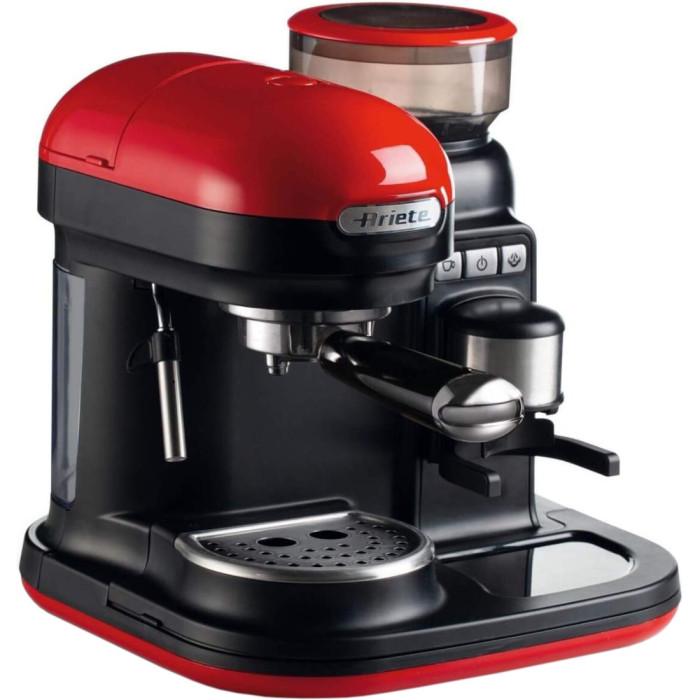 Кофеварка рожковая Ariete 1318 BKRD 1080 Вт 15 бар с кофемолкой Black/Red (00M131800AR0)