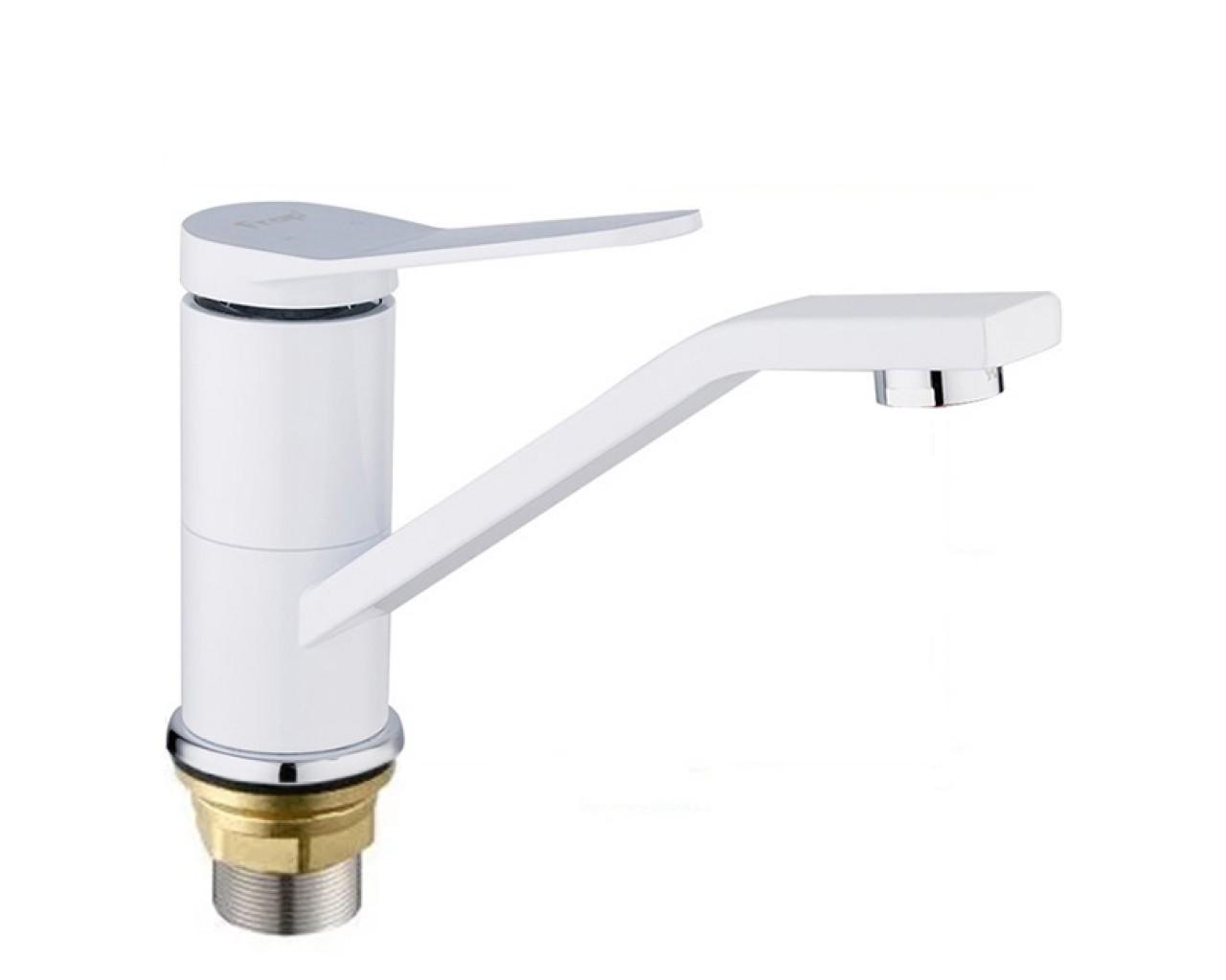 Смеситель для кухни Frap H45 F4545 1033884 однорычажный Белый (102497) Смеситель для кухни Frap H45 F4545 1033884 однорычажный Белый (102497)