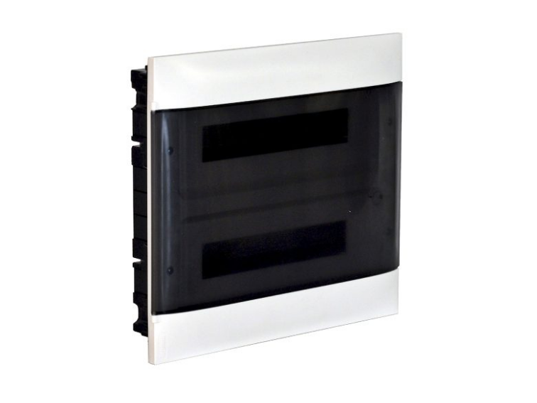 Щит вбудований Legrand Practibox S на 24 модулі з димчастими дверцятами (33269066)