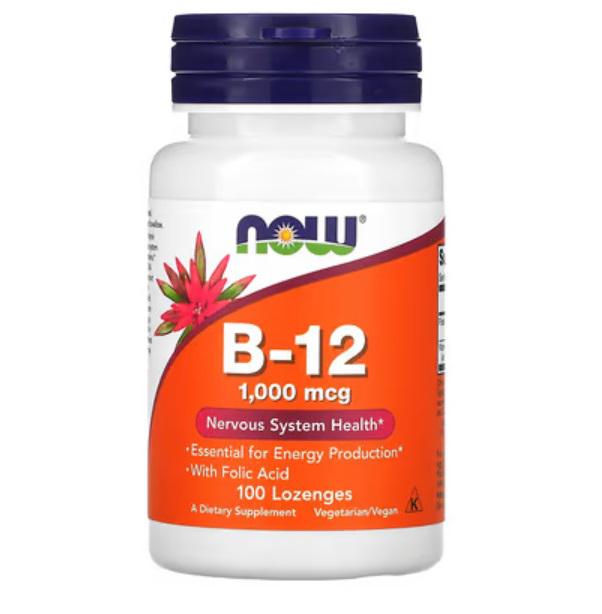 Витамин Б-12 NOW B-12 1000mcg 100 loz (НФ-00000421) Витамин Б-12 NOW B-12 1000mcg 100 loz (НФ-00000421)