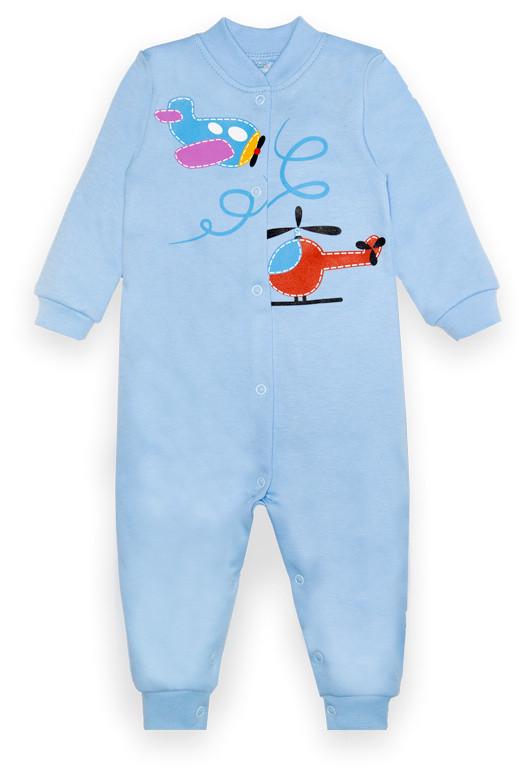 Комбинезон детский хлопковый для мальчика Gabbi KB-22-2-24 74 см Голубой (13306) Комбинезон детский хлопковый для мальчика Gabbi KB-22-2-24 74 см Голубой (13306)