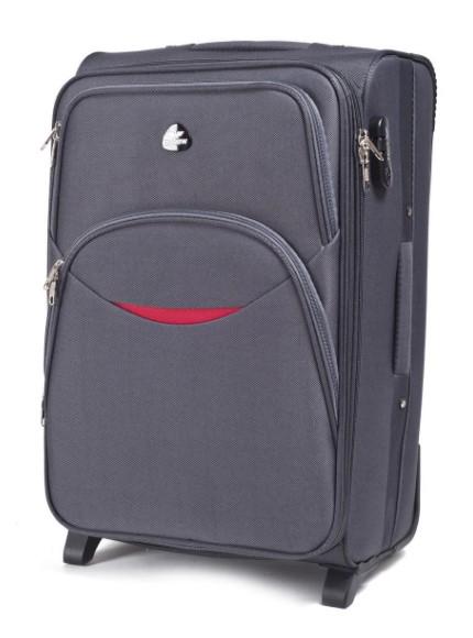 Валіза текстильна Wings 1708 M на 2 колесах Сірий (CETKNWI1708MS2SER) - фото 1 Валіза текстильна Wings 1708 M на 2 колесах Сірий (CETKNWI1708MS2SER) - фото 1
